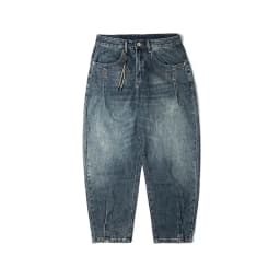 American Vintage High Quality Cargo Jeans Men Clothing Japanese Streetwear Straight Denim Trousers Harajuku Casual Pants Male