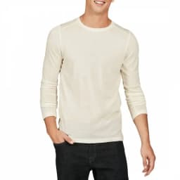 Men's 100% Merino Wool Long Sleeve T-Shirt 200gsm Thermal Base Layer Wicking Breathable Anti-Odor Wool Shirt for Outdoor Activit