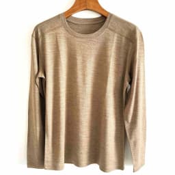 Men's 100% Merino Wool Long Sleeve T-Shirt 200gsm Thermal Base Layer Wicking Breathable Anti-Odor Wool Shirt for Outdoor Activit