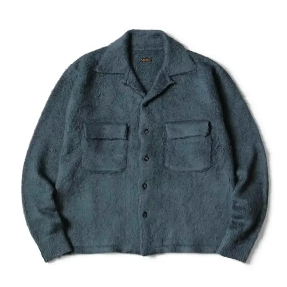 Japan KAPITAL Hirata Casual Warm Soft Plush Cotton Double Pocket Lapel Long Sleeved Men Jacket