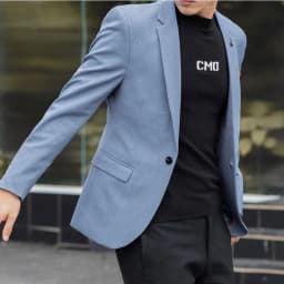 2025 Slim Fit Fashion Suits M-4XL High-Quality British Casual Solid Color Small Suit for Handsome Men All Fit