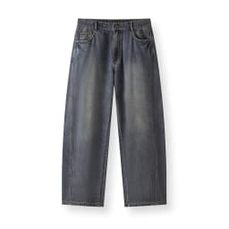Semir Men Jeans Loose Curved Barrel Leg Retro Washed Street Casual Style Autumn Denim Pants Urban Daily Wear 2026