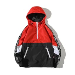 HKSH Spring Autumn New Men's Tide Punk Patchwork Hoodie Fashion Color Contrast Hooded Pullover Oversized Women Jacket Top HK3519