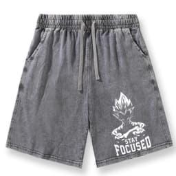 Dragon Ball Print GYM Shorts Men's Summer Personalized Vintage Comfortable Breathable Drawstring Shorts Outdoor Casual Pants