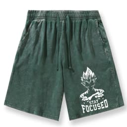 Dragon Ball Print GYM Shorts Men's Summer Personalized Vintage Comfortable Breathable Drawstring Shorts Outdoor Casual Pants