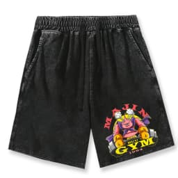 Dragon Ball Print GYM Shorts Men's Summer Personalized Vintage Comfortable Breathable Drawstring Shorts Outdoor Casual Pants