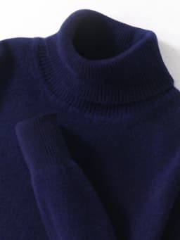 Autumn Winter Men Wool Turtleneck Pullover Long Sleeve Basic Cashmere Sweater 100% Merino Wool Knitwear Smart Casual Clothing