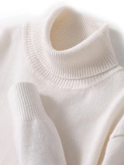 Autumn Winter Men Wool Turtleneck Pullover Long Sleeve Basic Cashmere Sweater 100% Merino Wool Knitwear Smart Casual Clothing