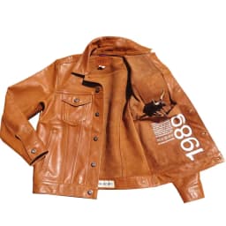 Brown Spring Leather Jacket Men Retro Style American Size Genuine Natural Cowhide Single Breasted Denim Leather Coat