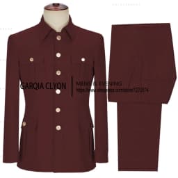 2 Pieces Men's Slim Fit With 4 Real Pocket Single Breasted Suit Formal Suits Groomsmen Wedding Tailored Fit (Blazer+Pants)