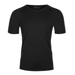 WESPROJECT Micro Modal Sports Anti Sweat Proof T Shirt Slim Fit Crew Neck Black T-Shirt