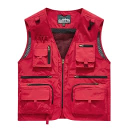 Men's Summer Vest Multipockets Mesh Lined Breathable Sleeveless Jacket Thin Outdoor Fishing Photographer Tool Waistcoat Men