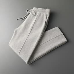 Autumn And Winter New Thick Leisure Cashmere Pants Men's Slim Knitted Pants 100% Pure Wool Pants To Keep Warm