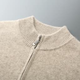 DjzDsm Men's 100% Pure Wool Top Coat Thickened Half High Collar Knitted Sweater Loose Zipper Half High Collar Outerwear Sweater