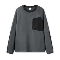Semir Sweater Men Antistatic Polar Fleece 2024 Winter New Contrasting Colors Fashion Splicing Inner Wear Top Outdoor Style