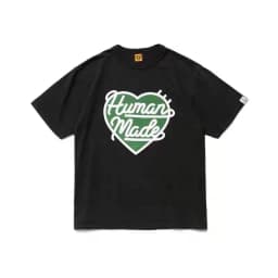 2026 New HUMAN MADE Love Printed T-shirt Japanese Trendy Brand High Quality Bamboo Cotton Men's and Women's Short Sleeves