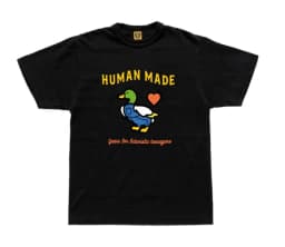 2026 New HUMAN MADE Love Printed T-shirt Japanese Trendy Brand High Quality Bamboo Cotton Men's and Women's Short Sleeves