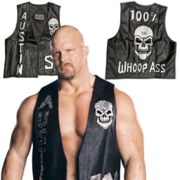 WWF WHOOP ASS 100% SOB Stone Cold Steve Austin 316 Smoking Skull Vest Attitude Era New Vintage Merchandise Collectible