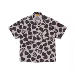 2026 Summer New HUMAN MADE Full Print Hawaiian Shirt Japanese Retro Unisex Beach Short Sleeved Shirt