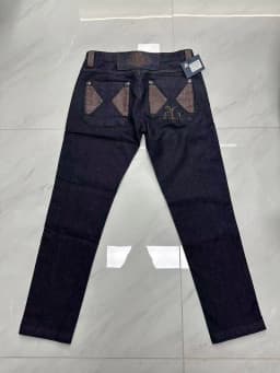 OECHSLI Jeans Cotton Thick Men 2027 new Embroidery elasticity Fashion zipper High quality comfortable Big size 34-42 long Pants