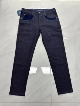 OECHSLI Jeans Cotton Thick Men 2027 new Embroidery elasticity Fashion zipper High quality comfortable Big size 34-42 long Pants