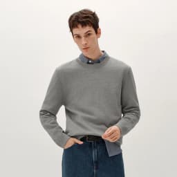 Semir Men Sweater Thermal Warmth Antistatic Fabric Knit Texture Layering Essential Soft Touch 2026 Winter Everyday Style