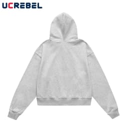 Solid Color Casual Long Sleeve Sweatshirts Mens Autumn Loose Simple Drop Shoulder Hoodies Men