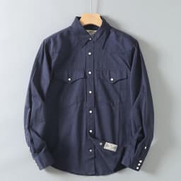 Spring And Autumn New American Retro Long-Sleeve Lapel Cargo Shirt Men's Fashion 100% Cotton Washed Double Pocket Casual Blouses