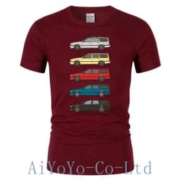 2024 Car 850 V70 T5 Cars Turbo Wagons Men T Shirt Volvoes 850 V70 T5 T-Shirt Men Vintage Classic Men's TShirt