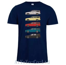 2024 Car 850 V70 T5 Cars Turbo Wagons Men T Shirt Volvoes 850 V70 T5 T-Shirt Men Vintage Classic Men's TShirt
