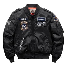 Winter Hip Hop Thick Warm Jacket Men High Quality Military Motorcycle Ma-1 Aviator Pilot Coats Male Baseball Bomber Jacket