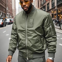 MA1 Pilot Jacket Men's American Retro Brand Stand Up Collar Bomber Jackets Men Loose Solid Color Casual Baseball Uniform Coat