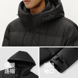 Semir Down Jacket Men Long Hooded Loose Simple Versatile 2026 Winter Man Clothes Winter Outerwear