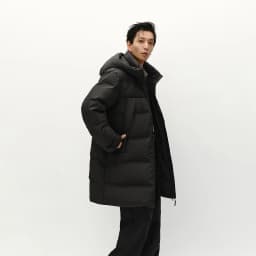 Semir Down Jacket Men Long Hooded Loose Simple Versatile 2026 Winter Man Clothes Winter Outerwear