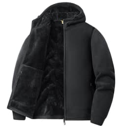 Polar Fleece Hooded Jacket for Men New 2025 Autumn Winter Outdoor Thicken Warm Parkas Coats Men Hiking Camping Jackets Clothing