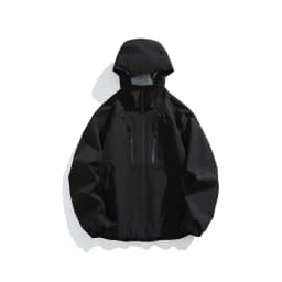 2026 Outdoor Laminated Hard Shell Windproof Waterproof Solid Color Fashionable Camping Fishing Sports Versatile Casual Jacket