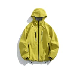 2026 Outdoor Laminated Hard Shell Windproof Waterproof Solid Color Fashionable Camping Fishing Sports Versatile Casual Jacket
