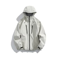 2026 Outdoor Laminated Hard Shell Windproof Waterproof Solid Color Fashionable Camping Fishing Sports Versatile Casual Jacket