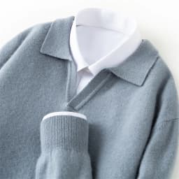 Autumn/Winter Men's 100% Pure Cashmere Pullover Business Casual Solid Knitted Sweater Loose Collar Tops Thick Warm Base Jumper