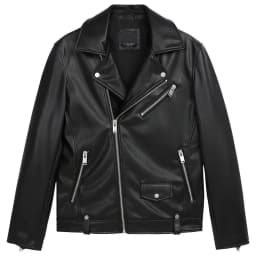 MAMELICCE Original design Rock punk style Slim fit leather coat Synthetic leather jackets Autumn and winter men's clothing tops