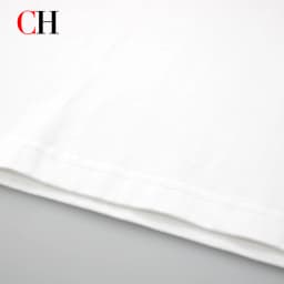CH Mens Simple Round Neck Hidden Crest Embroidery Regular Fit Short Sleeve Tee Everyday Matching Wear