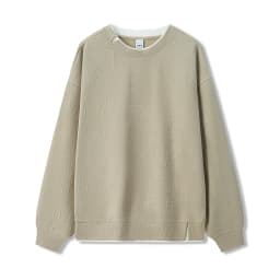Semir Hoodie Men Color Block Fake Two Piece 2025 Autumn New Textured Letter Jacquard Casual Top