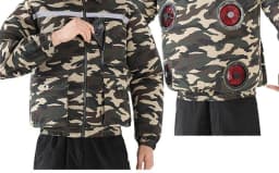New Casual Loose Cooling Electric Fan Air Conditioning Suit Men Construction Site Outdoor Work Suit With 4 Fans Cooling Coat