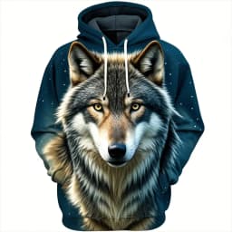 3D Lion Graphic Printed Men's Hoodie Fashion Street Hooded Sweatshirt Summer Autumn Oversized Tracksuit Pullover Casual Hoodies