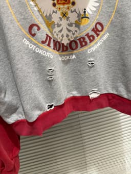Embroidery War Horse Knight Protocol Index Zipper Hoodie Men Women Double-headed Eagle Print Loose Hole Damaged Loose Pullovers