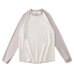 Amekaji Vintage Long Sleeve T Shirt Men Women Spring Autumn New Round Neck Raglan Sleeve T-shirt Retro Casual Bottoming Top Tees