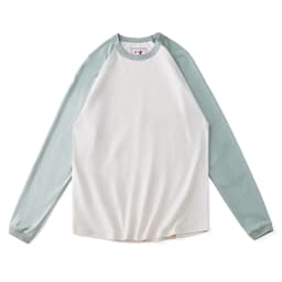 Amekaji Vintage Long Sleeve T Shirt Men Women Spring Autumn New Round Neck Raglan Sleeve T-shirt Retro Casual Bottoming Top Tees