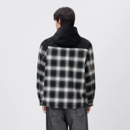 Semir Men Jacket Plaid 2026 Detachable Hooded Outdoor Urban Casual Everyday Style Soft Comfortable Daily Wear Trendy
