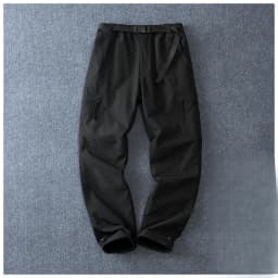 Men Fleece Lined Cargo Pants Winter Outdoor Loose Straight Softshell Hiking Pants Autumn Winter Thick Windproof Snow Trousers