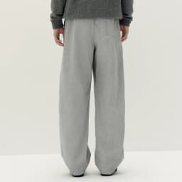 Semir Men Pants Cotton Curved Barrel Leg Drawstring Elastic Waist Loose Casual Style Autumn Trousers Daily Wear 2026